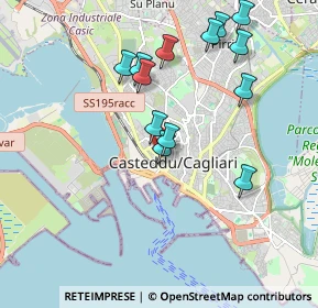 Mappa Via Mameli Goffredo, 09124 Cagliari CA, Italia (2.07462)