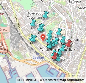 Mappa Corso Vittorio Emanuele II, 09131 Cagliari CA, Italia (0.384)