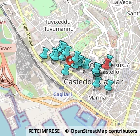 Mappa Corso Vittorio Emanuele II, 09131 Cagliari CA, Italia (0.302)