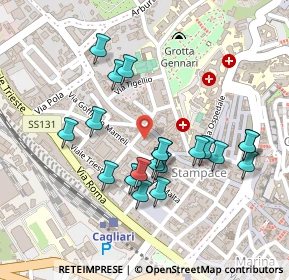 Mappa Corso Vittorio Emanuele II, 09131 Cagliari CA, Italia (0.2415)