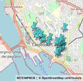 Mappa Corso Vittorio Emanuele II, 09131 Cagliari CA, Italia (0.7245)