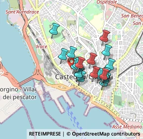 Mappa Via Mameli Goffredo, 09124 Cagliari CA, Italia (0.71)