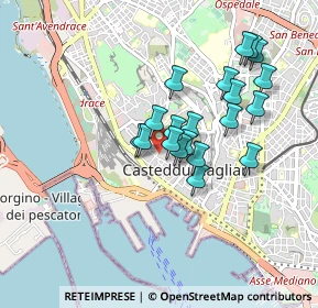 Mappa Via Mameli Goffredo, 09124 Cagliari CA, Italia (0.8055)