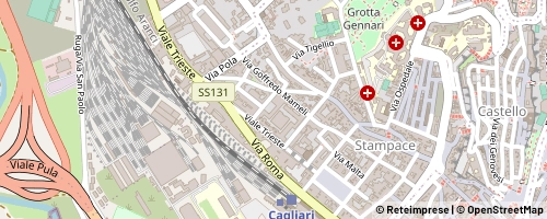 Mappa Cagliari