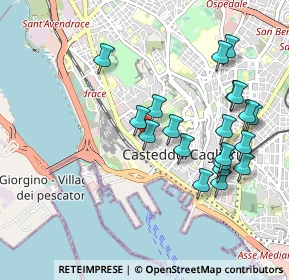 Mappa 09123 Cagliari CA, Italia (1.09)