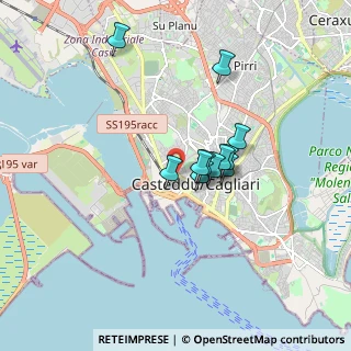 Mappa 09123 Cagliari CA, Italia (1.35818)