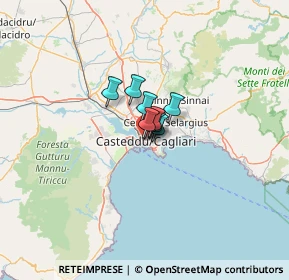 Mappa Via Caprera, 09123 Cagliari CA, Italia (13.33455)