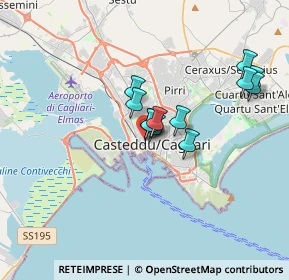 Mappa Via Caprera, 09123 Cagliari CA, Italia (2.915)