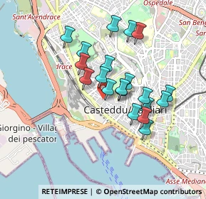 Mappa Via Caprera, 09123 Cagliari CA, Italia (0.818)