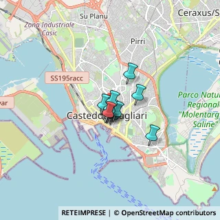 Mappa Via Santa Croce, 09124 Cagliari CA, Italia (0.76917)