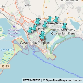 Mappa Via Leo Pietro, 09129 Cagliari CA, Italia (2.86636)