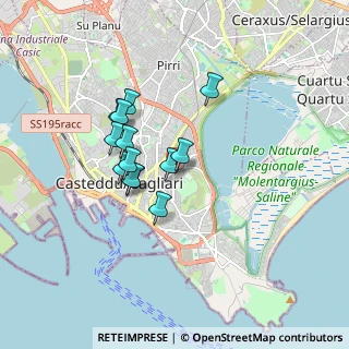 Mappa Via Leo Pietro, 09129 Cagliari CA, Italia (1.45462)