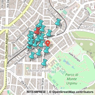 Mappa Via Leo Pietro, 09129 Cagliari CA, Italia (0.201)