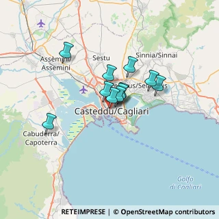 Mappa Via Porto Scalas, 09123 Cagliari CA, Italia (4.99818)