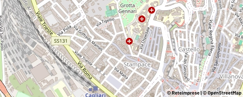 Mappa Cagliari