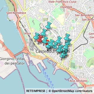 Mappa Via Porto Scalas, 09123 Cagliari CA, Italia (0.6325)