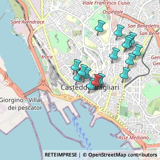 Mappa Via Porto Scalas, 09123 Cagliari CA, Italia (0.94294)