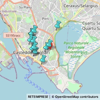 Mappa Via Castelvi, 09129 Cagliari CA, Italia (1.65)