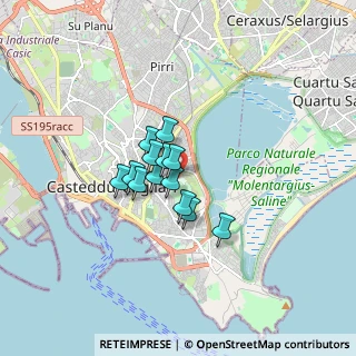 Mappa Via Castelvi, 09129 Cagliari CA, Italia (1.09846)