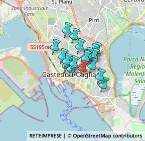 Mappa Vico I Santa Margherita, 09124 Cagliari CA, Italia (1.05421)