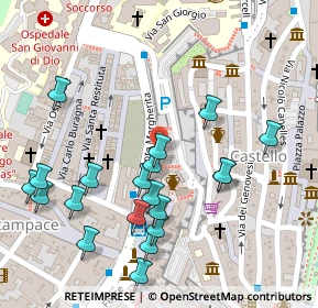 Mappa Vico I Santa Margherita, 09124 Cagliari CA, Italia (0.1525)