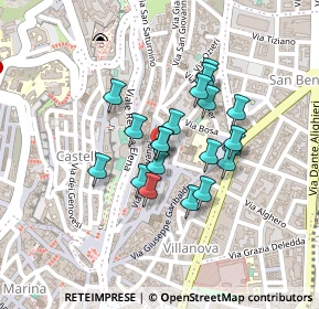 Mappa Piazza S. Giacomo, 09124 Cagliari CA, Italia (0.178)