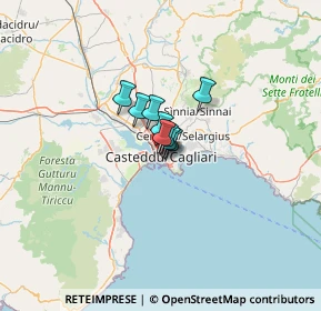 Mappa Via Santa Restituta, 09124 Cagliari CA, Italia (16.6775)