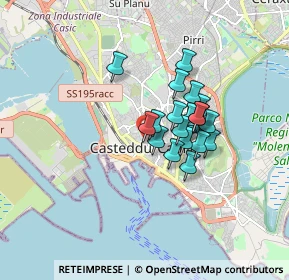 Mappa Via Santa Restituta, 09124 Cagliari CA, Italia (1.29)