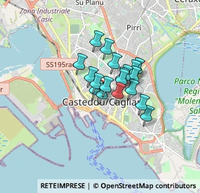 Mappa Via Santa Restituta, 09124 Cagliari CA, Italia (1.10474)
