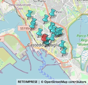 Mappa Via Santa Restituta, 09124 Cagliari CA, Italia (1.28947)