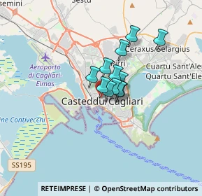 Mappa Via Santa Restituta, 09124 Cagliari CA, Italia (2.0025)