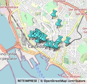 Mappa Via Santa Restituta, 09124 Cagliari CA, Italia (0.52)