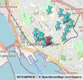 Mappa Via Santa Restituta, 09124 Cagliari CA, Italia (0.86882)