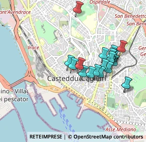 Mappa Via Santa Restituta, 09124 Cagliari CA, Italia (0.917)