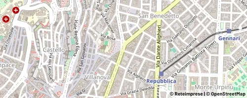 Mappa Cagliari