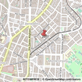 Mappa Via Giacomo Puccini, 43, 09128 Cagliari, Cagliari (Sardegna)