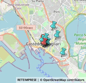 Mappa Via Francesco Fara, 09124 Cagliari CA, Italia (0.7875)