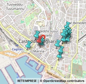 Mappa Via Università, 09124 Cagliari CA, Italia (0.4435)