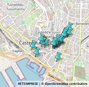Mappa Via Università, 09124 Cagliari CA, Italia (0.3385)
