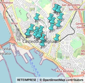 Mappa Via Università, 09124 Cagliari CA, Italia (0.7775)
