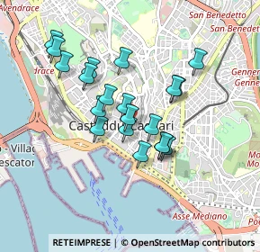 Mappa Via Università, 09124 Cagliari CA, Italia (0.8075)