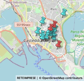 Mappa Via Università, 09124 Cagliari CA, Italia (1.03688)