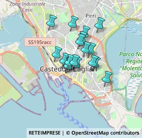 Mappa Via Università, 09124 Cagliari CA, Italia (1.22111)