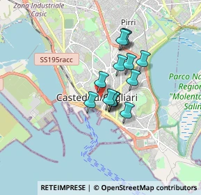 Mappa Via Università, 09124 Cagliari CA, Italia (1.25714)