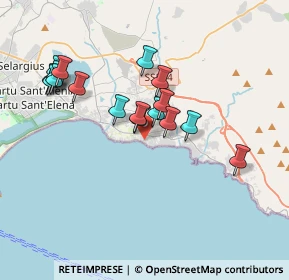 Mappa Via Chianciano, 09045 Quartu Sant'Elena CA, Italia (3.72647)