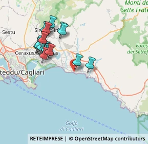 Mappa Via Chianciano, 09045 Quartu Sant'Elena CA, Italia (8.11)