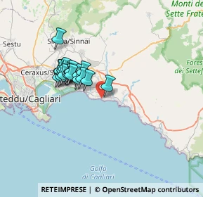 Mappa Via Chianciano, 09045 Quartu Sant'Elena CA, Italia (6.2115)