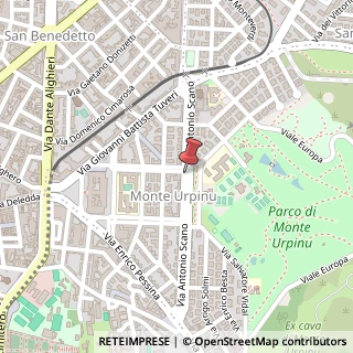 Mappa Via Antonio Scano,  50, 09129 Cagliari, Cagliari (Sardegna)