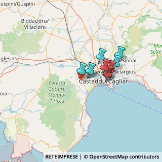 Mappa Cagliari, 09134 Assemini CA, Italia (16.67909)