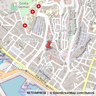 Mappa Via Giuseppe Manno, 88, 09124 Cagliari, Cagliari (Sardegna)